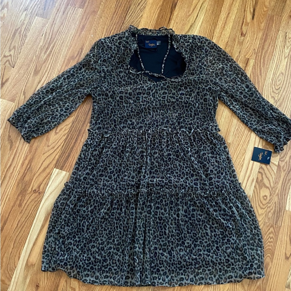 Just Taylor Cheetah dress